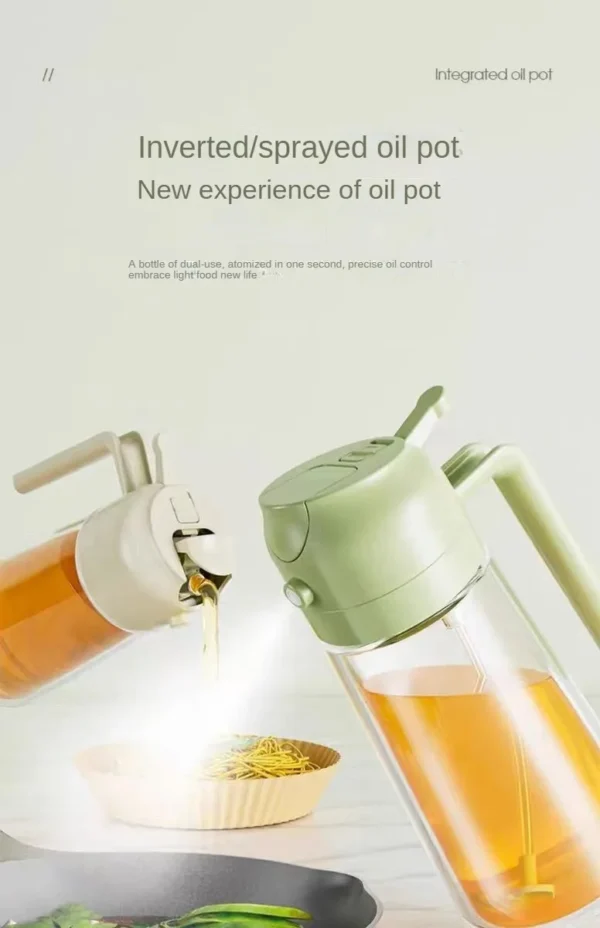 Kitchen Sprayer Spray Oil Dispenser 2in1 Oil Dispenser Oil Sprayer Comfortable Handle Barbecue Air Frying Pan Oven Steak Frying - Image 17