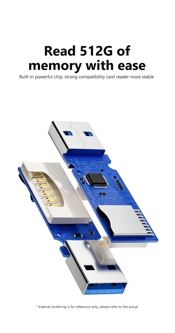 2 in 1 USB 3.0 Card Reader Micro TF sd card Reader usb adapter High Speed Cardreader TF Memory card For PC Laptop Accessories - Image 15