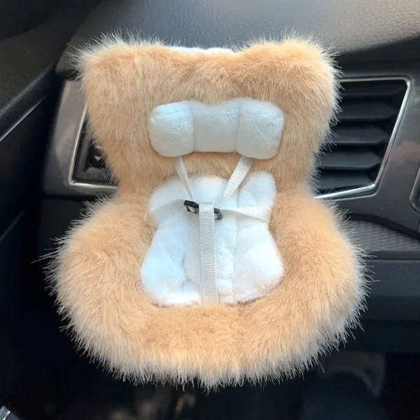 15-17cm doll Seat  Labubu carseat Safety Seat Cute Doll Air Outlet Aromatherapy decoration high-grade Car Interior Decoration - Image 30