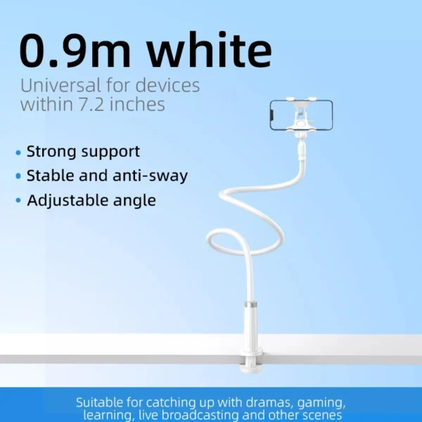 Universal Mobile Phone Stand Adjustable Lazy Stand Rotatable Bedside Stand Desktop Live Streaming Selfies Phone Accessories - Image 6