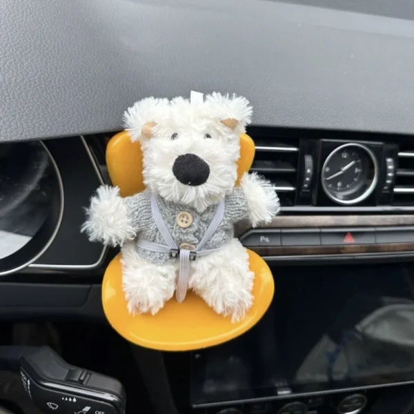 15-17cm doll Seat  Labubu carseat Safety Seat Cute Doll Air Outlet Aromatherapy decoration high-grade Car Interior Decoration - Image 34