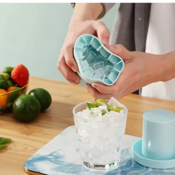 Silicone Ice Cube Mold Round Ice Bucket Summer Homemade DIY Refrigerator Freeze Ice Maker Creative Ice Cube Mold Barware Tools - Image 14