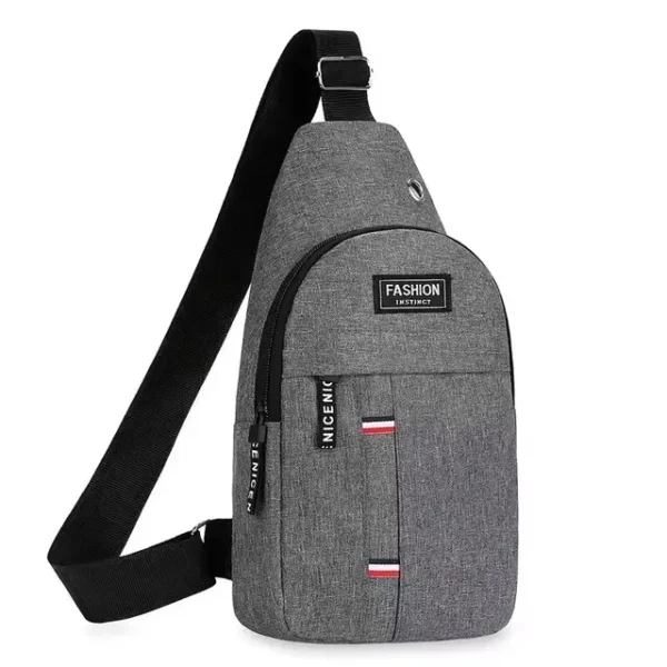 Chest Bag Men's One Shoulder Crossbody Bag Large Capacity Outdoor Sports And Leisure Fashion Small Shoulder Bag Large Capacit - Image 9