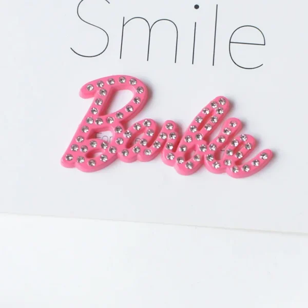5pcs Cute Pink Series Cartoon Resin Flatback Cabochons for Diy Jewelry Making Handmade Crafts Materials - Image 3
