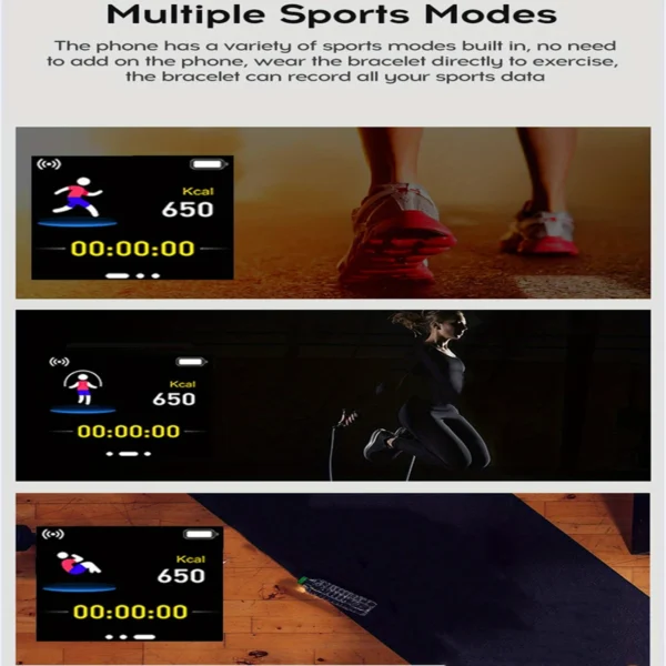 Smart Watch For Women Men Wristwatch Bluetooth Connected Phone Player Music Fitness Sport Bracelet Sleep Monitor Digital Watches - Image 4