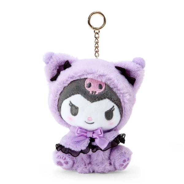 Sanrio Hello Kitty Keychain My Melody Kuromi Plush Keyring Kawaii Cinnamoroll Children Toys Keychains Cute Pompom Purin Gifts - Image 11