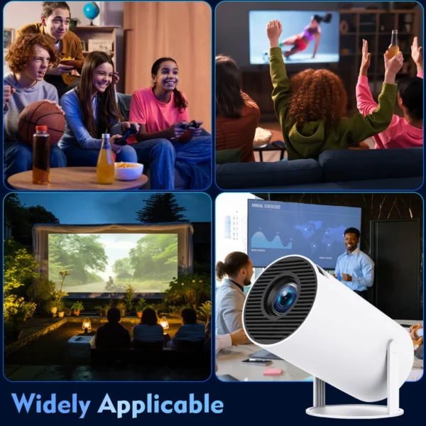 Magcubic Projector HY300 PRO 4K Android 11 Dual Wifi6 260ANSI Allwinner H713 BT5.0 1080P 1280*720P Home Cinema Outdoor Projetor - Image 29