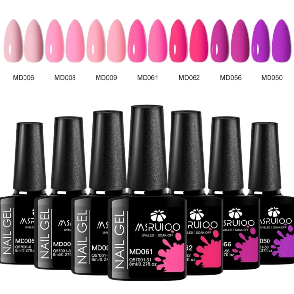 7pc Nail Gel Polish Set DIY Nail Art Design All For Decoration Soak Off UV Gel Long Lasting Manicure Painting Gel Vernis Kits - Image 7