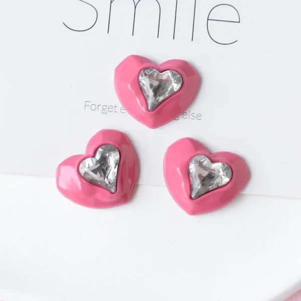 5pcs Cute Pink Series Cartoon Resin Flatback Cabochons for Diy Jewelry Making Handmade Crafts Materials - Image 12