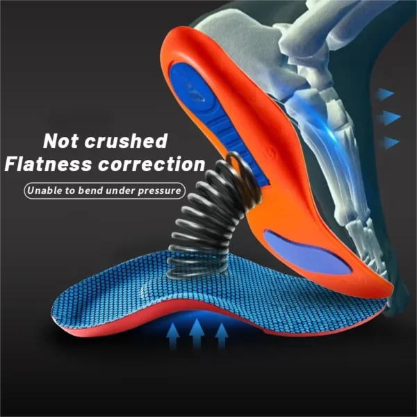 Sport Orthopedic Insoles for Feet Men Women EVA Breathable Shock Absorption Shoes Insole for Running Basketball Sport Care Pads - Image 2