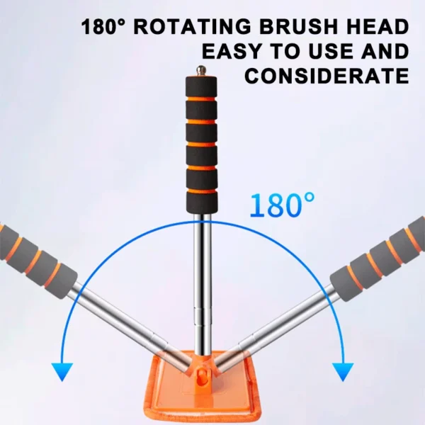 SEAMETAL Car Front Windshield Defogging Brush Telescopic Long handle Car Household Glass Clean Brushes Dust Remover Tool - Image 4