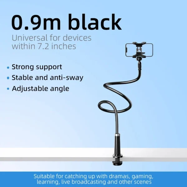 Universal Mobile Phone Stand Adjustable Lazy Stand Rotatable Bedside Stand Desktop Live Streaming Selfies Phone Accessories - Image 7