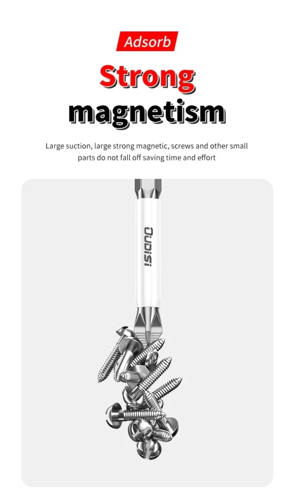 6 PCs Non-Slip Magnetic Cross Head Household Electric Driver Screw Set - High Hardness Hand Drill Bits for Electric Screwdrivers - Image 13