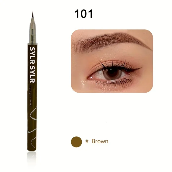 0.008mm Ultra Fine Eyebrow Pen Long Last Smudge Proof Waterproof Sweat-Proof High Pigmented Easy Applying Liquid Eye Brow Pencil - Image 7