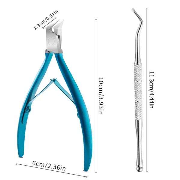 Toe Nail Clipper For Ingrown Or Thick Toenails Toenails Trimmer Professional Podiatrist Toenail Nipper With Stainless Steel Supe - Image 11