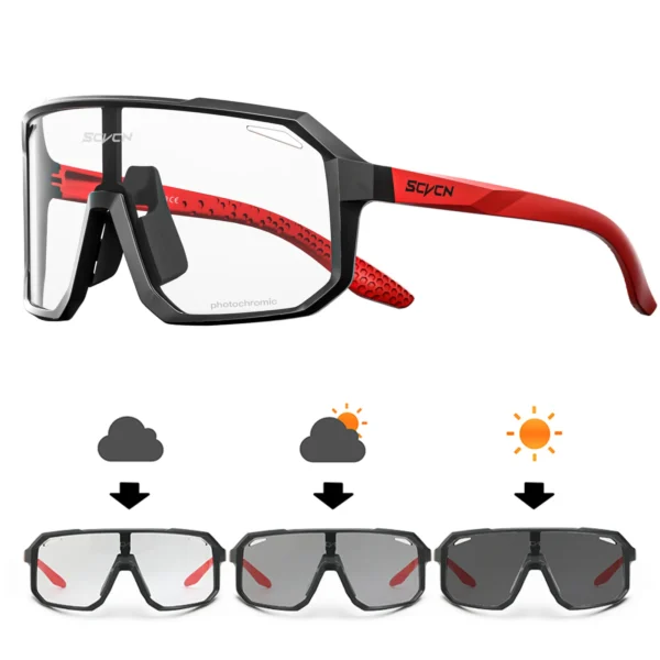 SCVCN New Cycling Glasses Bike Sunglasses Men UV400 Eyewear Outdoor Sports MTB Goggles Bicycle Women Riding Hiking Sunglasses - Image 17