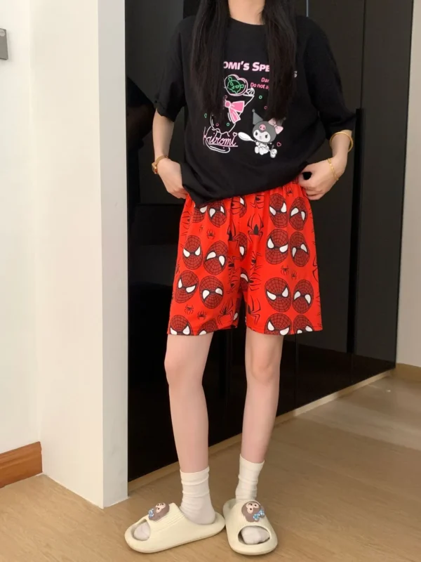 New KT Pajama Pants Woman Kawaii Home Shorts Summer Anime Loose Elastic Waist Girls Sleeping Homewear Soft Fashion Pant Gifts - Image 40