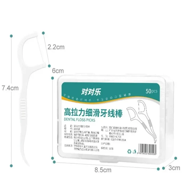 1/2/5/10 Box Portable Disposable Dental Floss Plastic Toothpick High-tension Dental Floss Stick Dental Floss Box ﻿Oral Care - Image 5