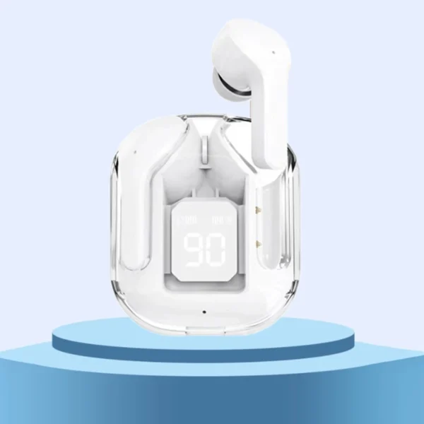 TWS Wireless Earphones Transparent Bluetooth In Ear Headset ENC Sports Headphones LED Power Digital Display Stereo Sound Earbuds - Image 8