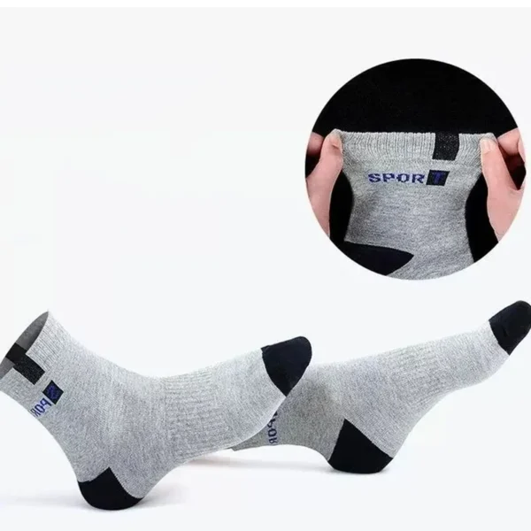 10pairs Breathable Cotton Sports Stockings Men Bamboo Fiber Autumn and Winter Men Socks Sweat Absorption Deodorant Business Sox - Image 49