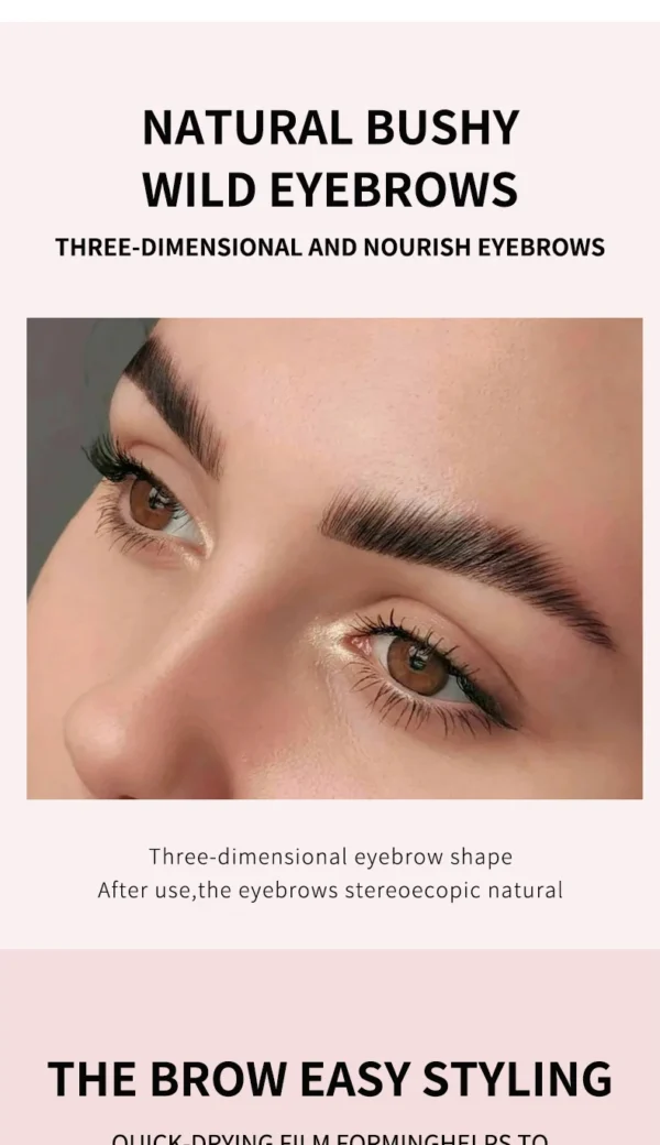 Eyebrow Styling Gel 3D Feathery Wild Brow Wax Waterproof Long Lasting Easy To Wear Shaping Eyebrows Makeup Sculpt Soap Cosmetics - Image 13