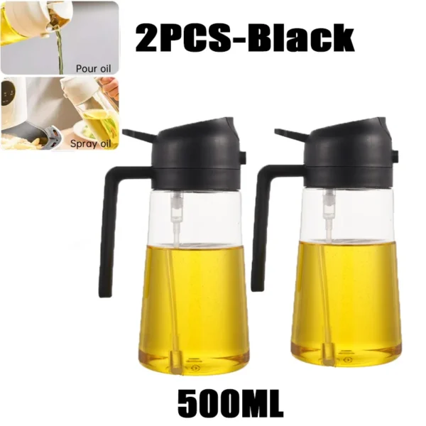 200/300/500ml Oil Spray Bottle BBQ Cooking Olive Oil Sprayer Kitchen Baking Oil Spray Empty Bottle Vinegar Bottle oil brush - Image 9