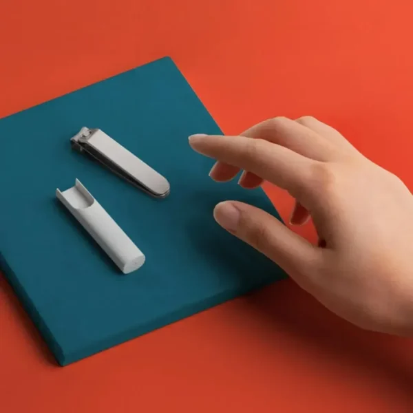 XIAOMI Mijia Anti-Splash Nail Clipper 420 Stainless Steel Sharp Durable Portable Pedicure Trimmer Nails File with Storage Shell - Image 4