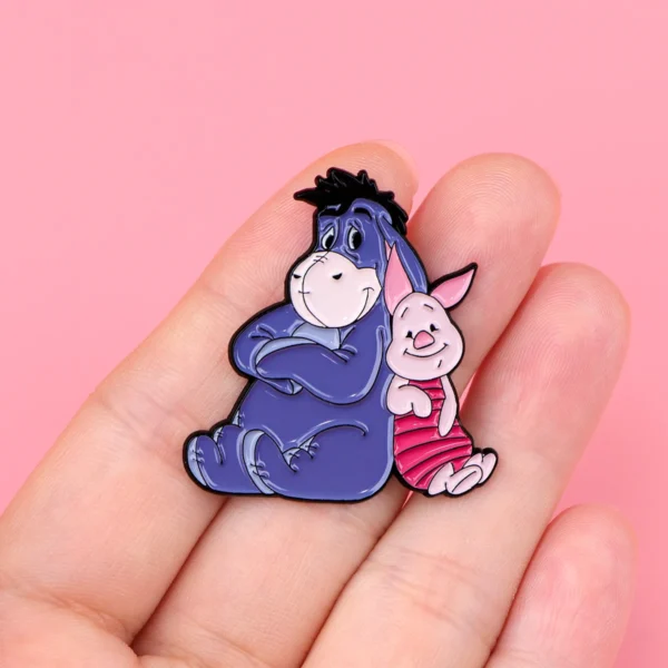Cartoon Animals Brooches for Women Cute Donkey Enamel Pins Badges Lapel Pins Fashion Jewelry Clothing Accessories Friends Gift - Image 25