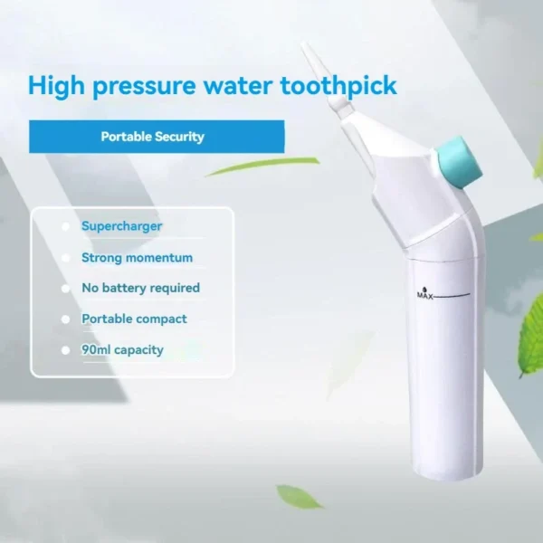 Household High Pressure Oral Irrigator Portable Teeth Clean Water Dental Floss Manual High Pressure Water Toothpick - Image 10