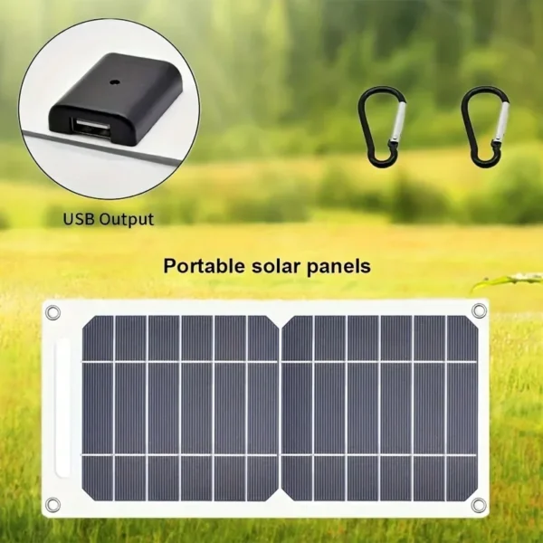 35W Sunpower Portable Solar Panel 5V Solar Plate WithUSB Safe Stabilize Charger ForPower Bank Phone Outdoor Camping Home RV Gift - Image 14