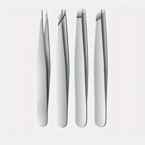 4pcs Set Professional Tweezers Set Perfect For Eyebrow Hair Removal Splinter Very Effortless and Relaxed to Remove - Image 9
