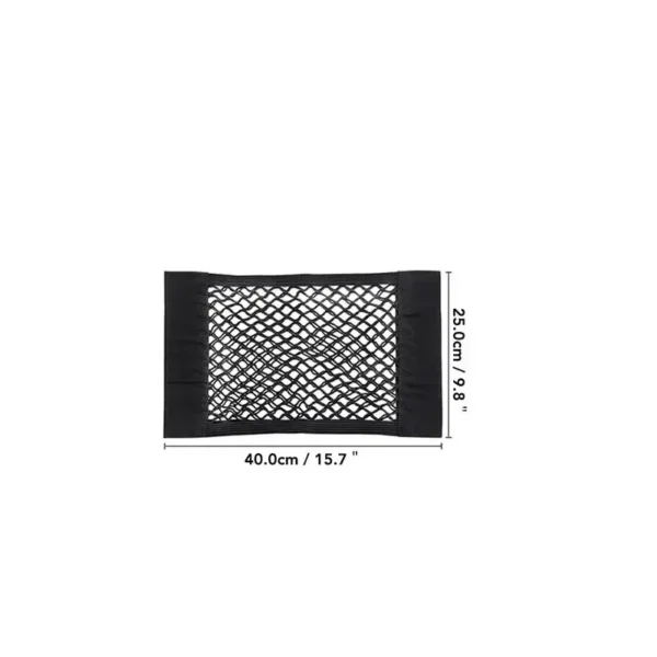 1pc Universal Car Storage Bag Double Mesh Trunk Storage Net, Car Built-in Storage Bag, Car Fire Extinguisher Fixed Net - Image 7