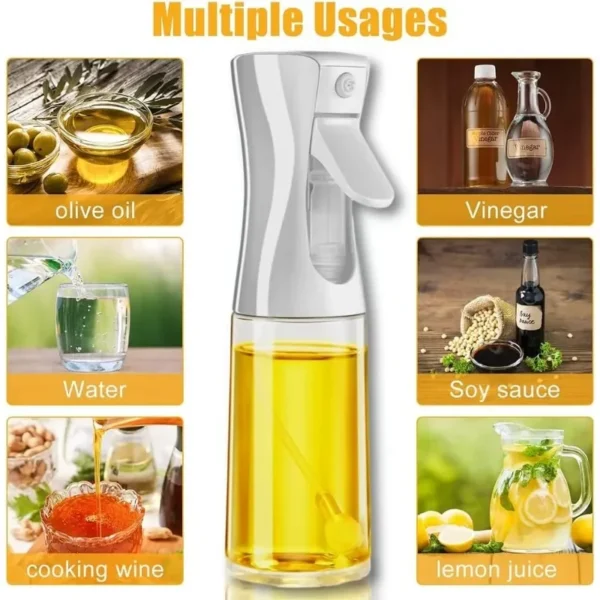 Oil Spray for Cooking - Olive Oil Dispenser Bottle Sprayer Mist-Reusable Food Grade Oil Vinegar,Spray Bottle Kitchen Accessories - Image 14