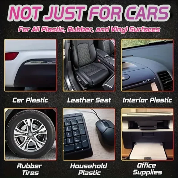 Universal Leather and Plastic Repair Polishing Wax - Automotive interior reconditioning cream for leather/plastic/rubber care - Image 11