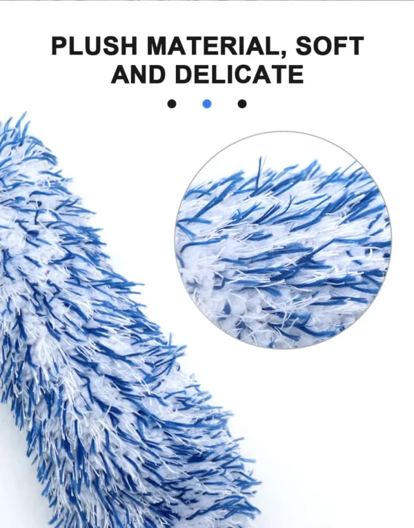 SEAMETAL Car Cleaning Brush Car Wash Portable Plush Wheel Tire Rim Brush Wash Tools for Car Motorcycle Wheel Tire Accessories - Image 12