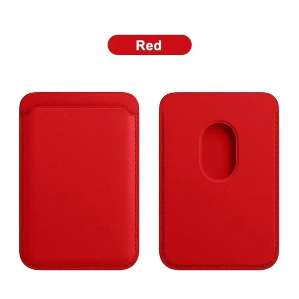 Leather Wallet Case For iPhone 15 Pro Max Magsafe Wallet Leather Compatible For iPhone 14 13 12 Card Holder with MagSafe Magnet - Image 9
