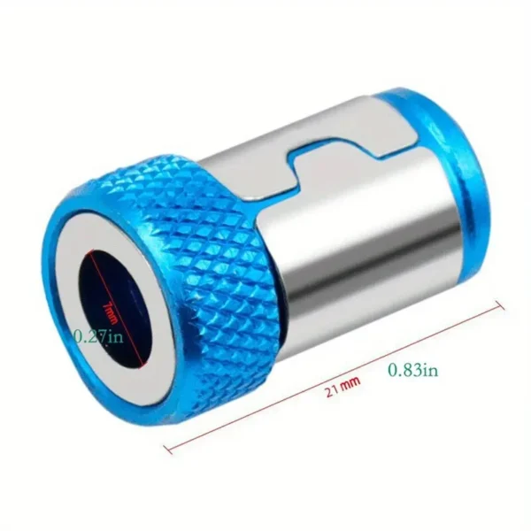 1pc Magnetic Screw Ring Bit Magnetizer Ring Metal Magnetizer Screw, Removable For 1/4 Inch/6.35mm Hex Screwdriver And Power Bits - Image 4