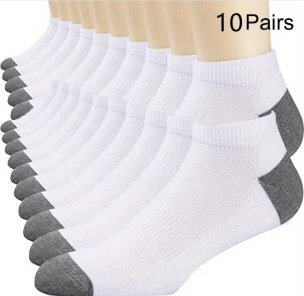 10pairs Breathable Cotton Sports Stockings Men Bamboo Fiber Autumn and Winter Men Socks Sweat Absorption Deodorant Business Sox - Image 22