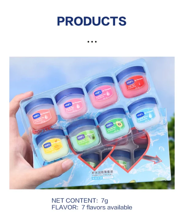 4/6/8pcs Moisturizing Lip Balm Set Whitening Moisturizing Base Natural Plant Base Moisturizing Crack Lip Care Jelly Moisturizer - Image 17