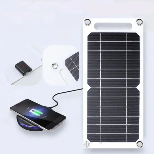 35W Sunpower Portable Solar Panel 5V Solar Plate WithUSB Safe Stabilize Charger ForPower Bank Phone Outdoor Camping Home RV Gift - Image 10