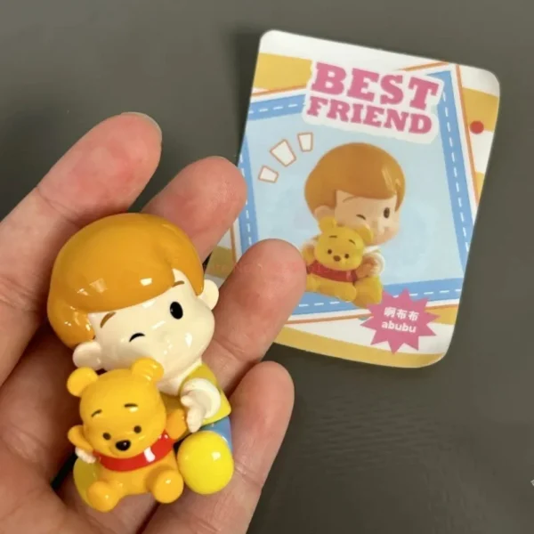 Anime Cartoon Winnie The Pooh Best Friend Series Blind Box Tigger Eeyore Piglet Model Collection Ornament Gifts For Kids - Image 5