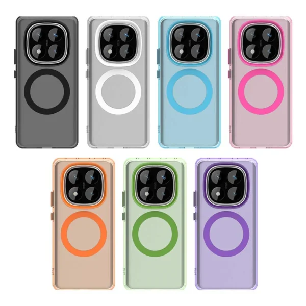 For Xiaomi Redmi Note 14 Pro 5G Case Cover Redmi Note 14 Pro 5G Capas Wireless Charging Magnetic Matte Fundas Redmi Note 14 Pro - Image 14