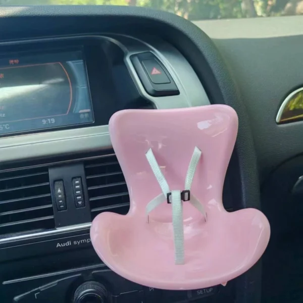 15-17cm doll Seat  Labubu carseat Safety Seat Cute Doll Air Outlet Aromatherapy decoration high-grade Car Interior Decoration - Image 26