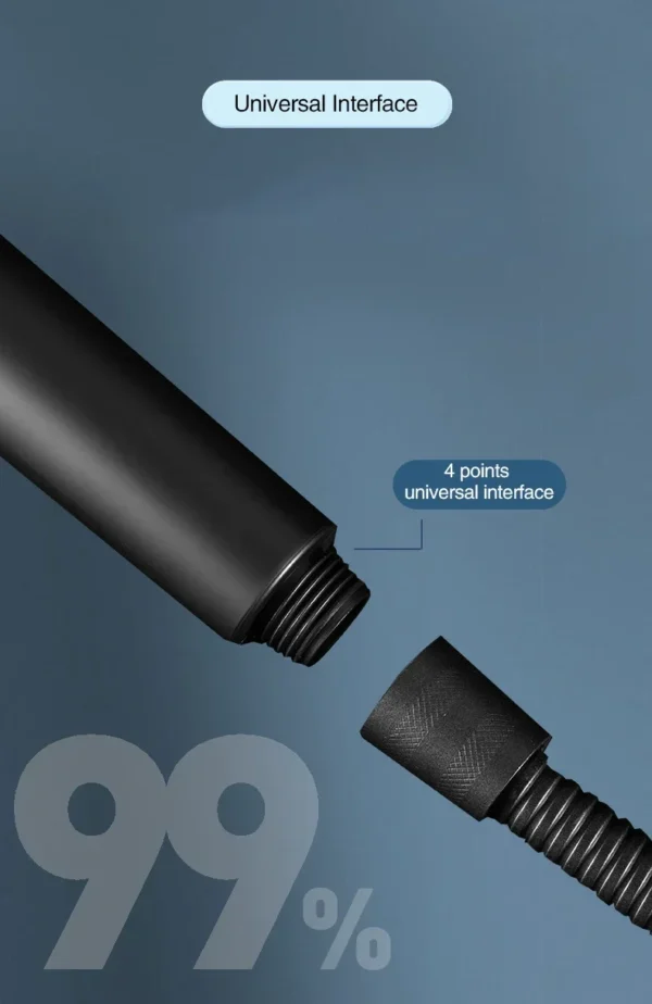 High Pressurized Filter Shower Head 3-mode Adjustable Spray with Massage Brush Rain Faucet Bathroom Accessories - Image 18