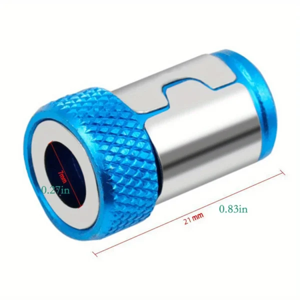 1pc Magnetic Screw Ring Bit Magnetizer Ring Metal Magnetizer Screw, Removable For 1/4 Inch/6.35mm Hex Screwdriver And Power Bits - Image 9