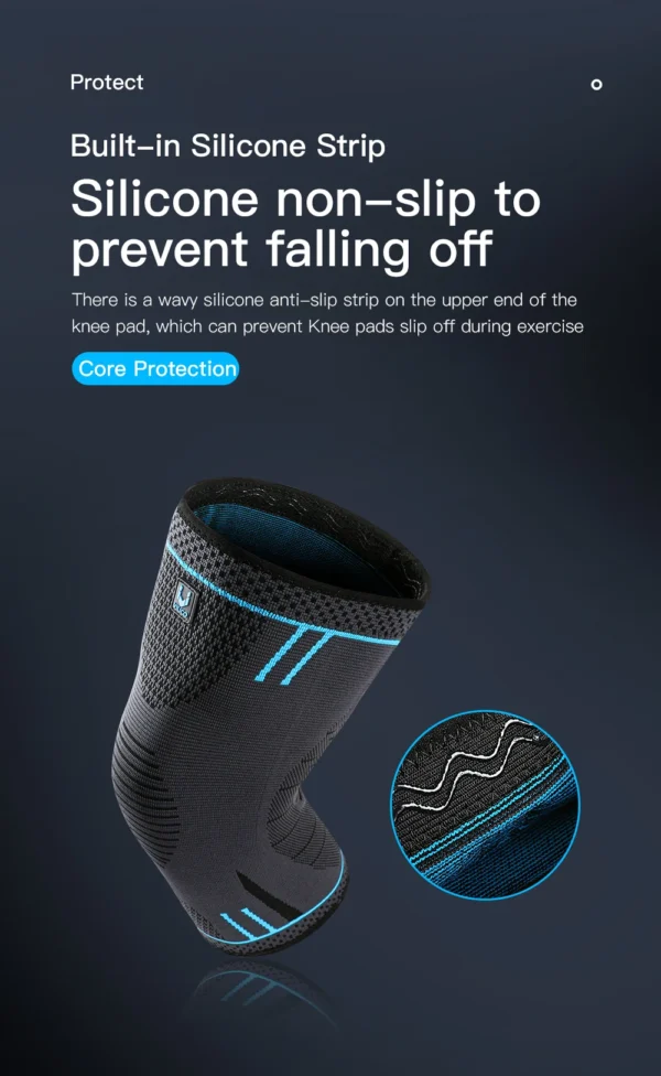 1 PCS Spring Supported Knee Pads For Fitness Basketball Volleyball Running and Sports Suitable For Multiple Scenarios - Image 16