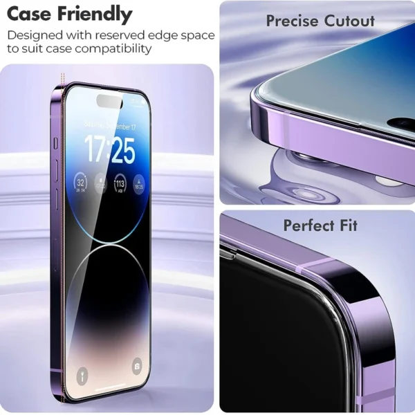 Tempered Glass for iPhone 14 Pro 15 16 13 12 11 pro max screen protector for iphone 15 pro mica for iphone 13 14 pro glass film - Image 8