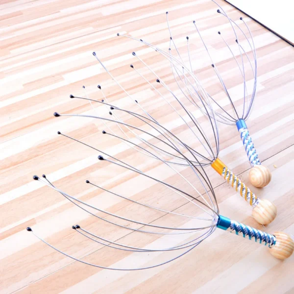 Octopus Head Massager Scratching Scalp Relaxation Relief Body Massager Scratcher Relieves Tension Health Care Tools Random - Image 17
