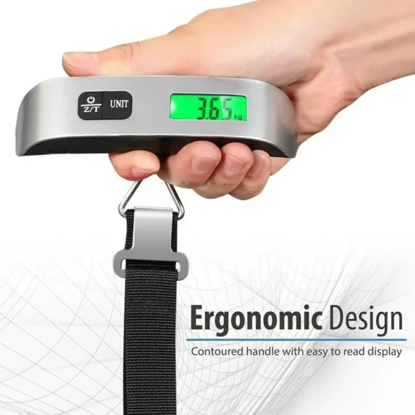 Luggage Scale 110lb 50kg Digital Handheld Portable Hanging Baggage Scale for Travel Suitcase Weight Scale - Image 13