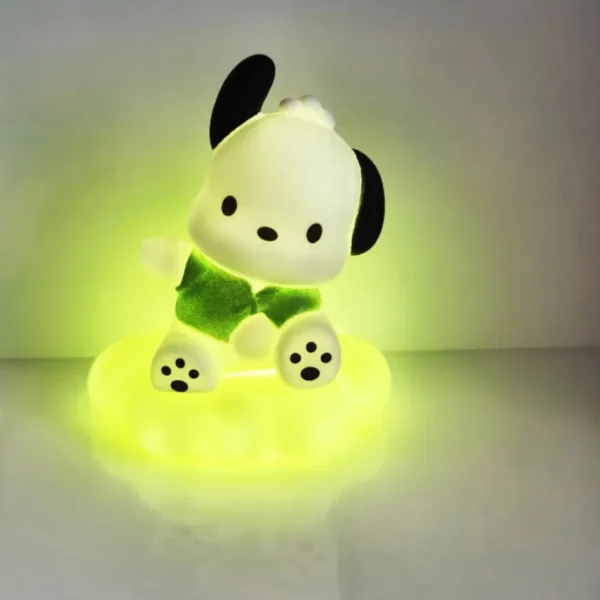 New Kawaii Sanrios Night Light Enamel Cloud Cartoon Kuromi Cinnamoroll Pochacco Small Table Light Illuminating Decoration - Image 17